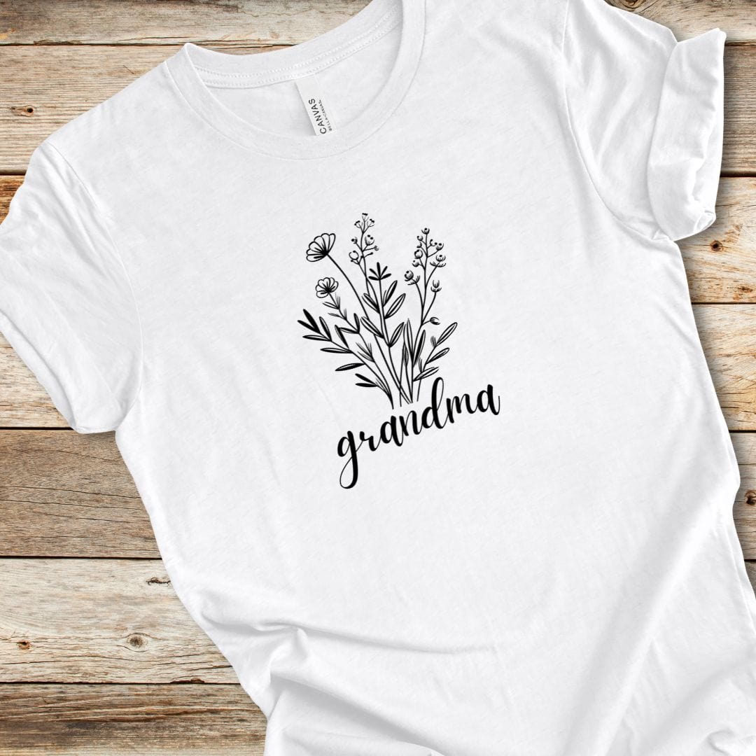 Flower Bouquet Grandma Tee
