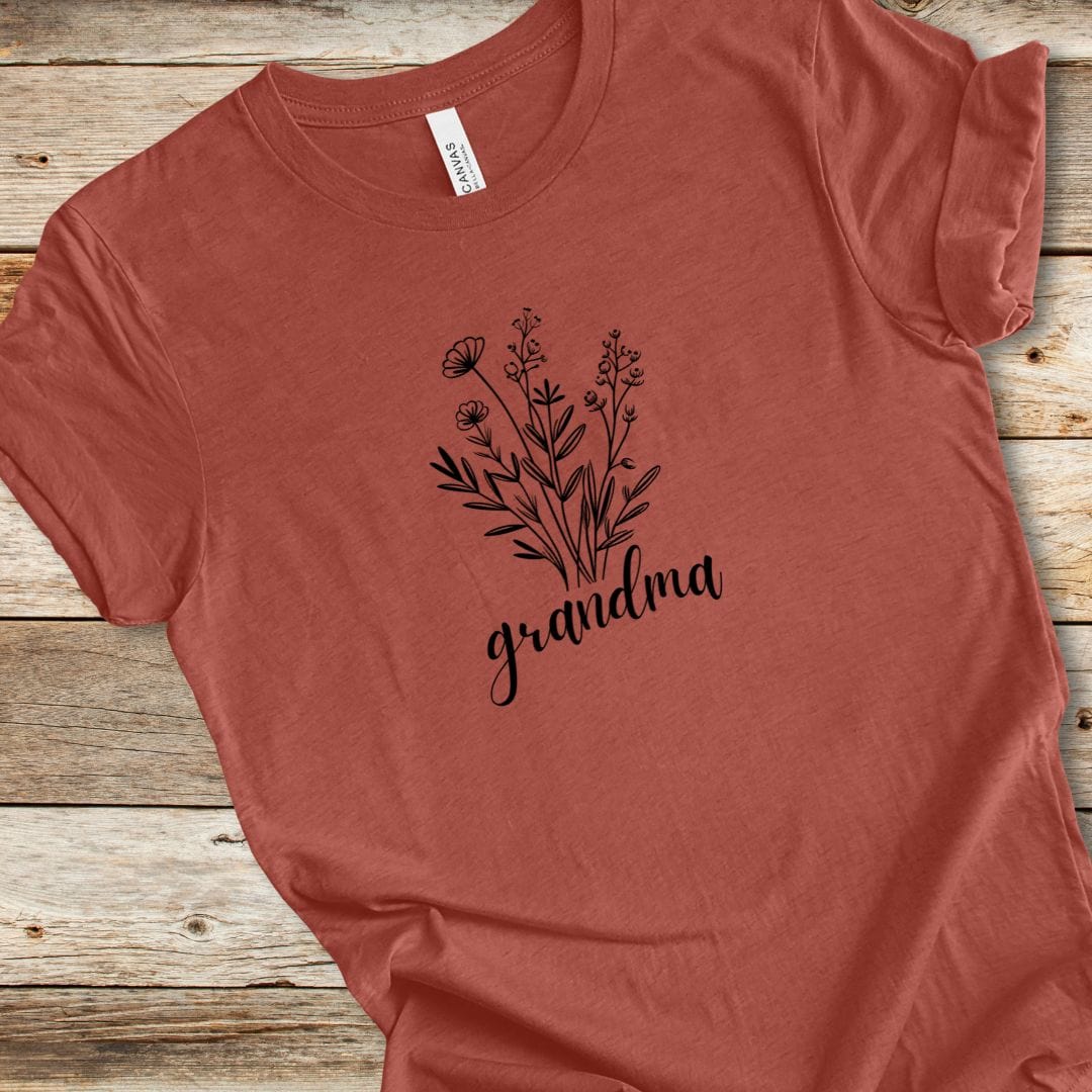 Flower Bouquet Grandma Tee