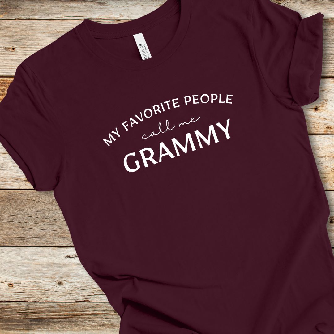 My Favorite People Call Me Grammy Tee