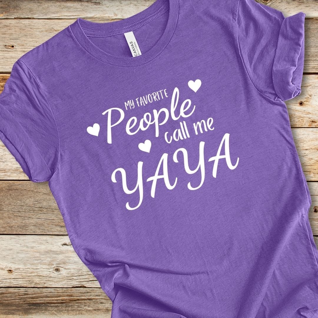 My Favorite People Call Me Yaya Tee