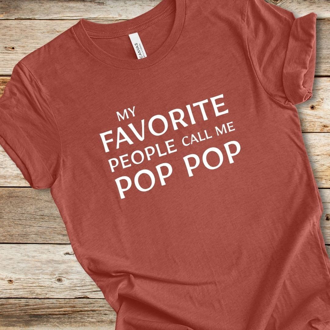 Favorite People Call Me Pop Pop Tee