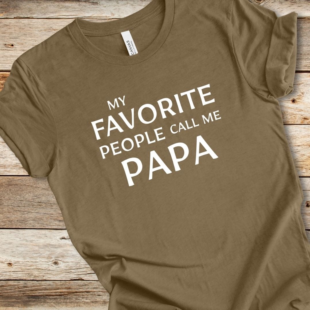Favorite People Call Me Papa Tee