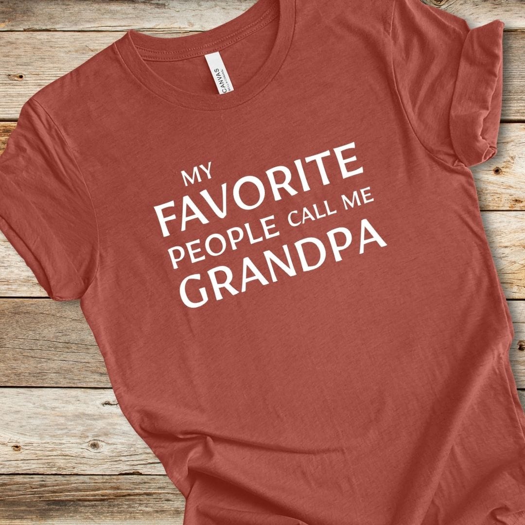 Favorite People Call Me Grandpa Tee