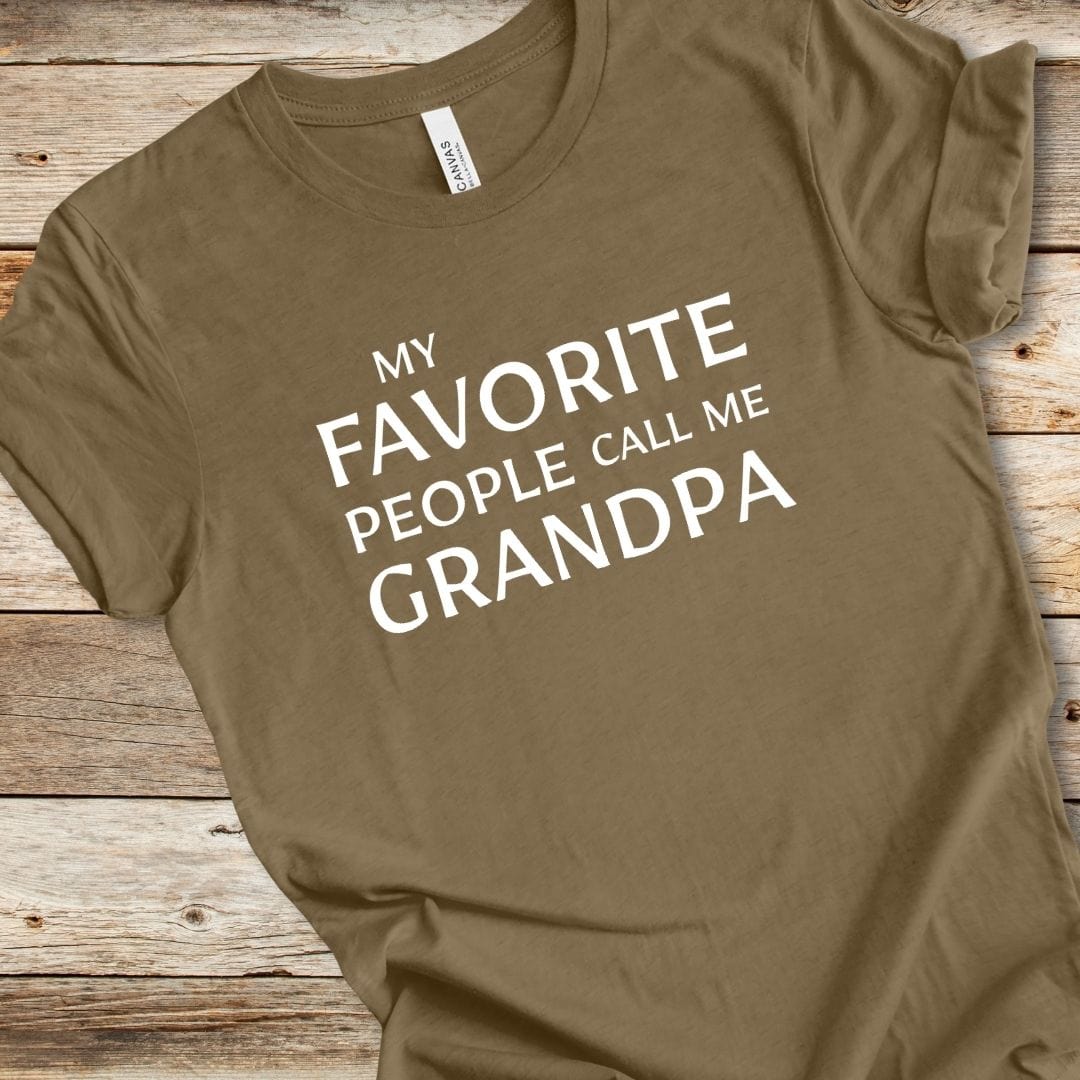 Favorite People Call Me Grandpa Tee