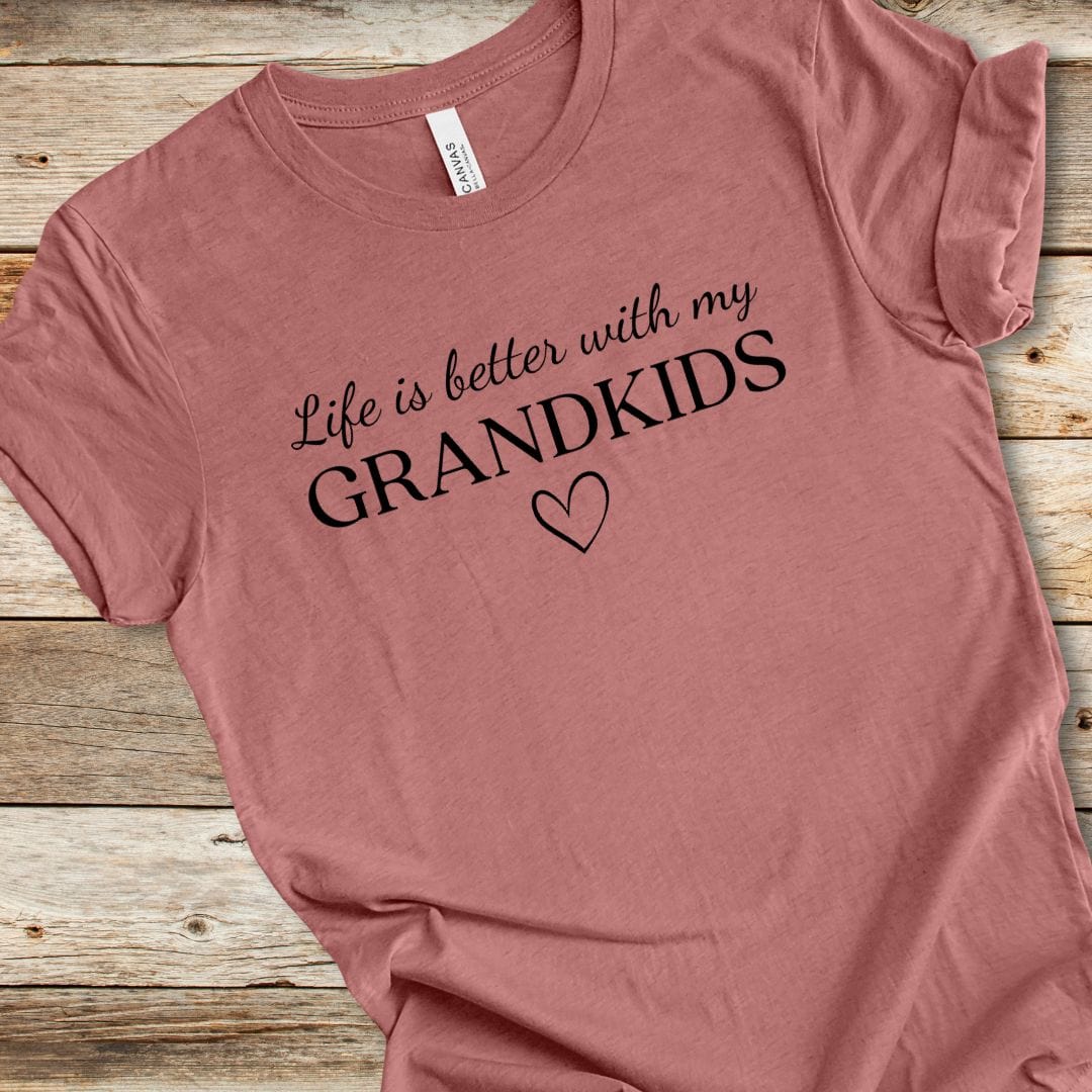 Life Is Better Grandkids Tee