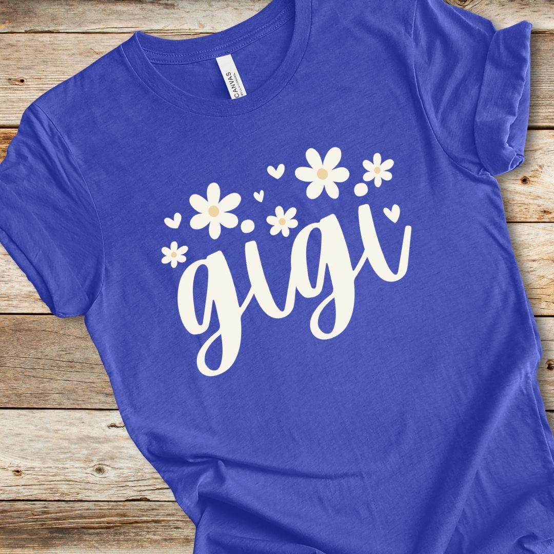 Floral Gigi With Hearts Tee