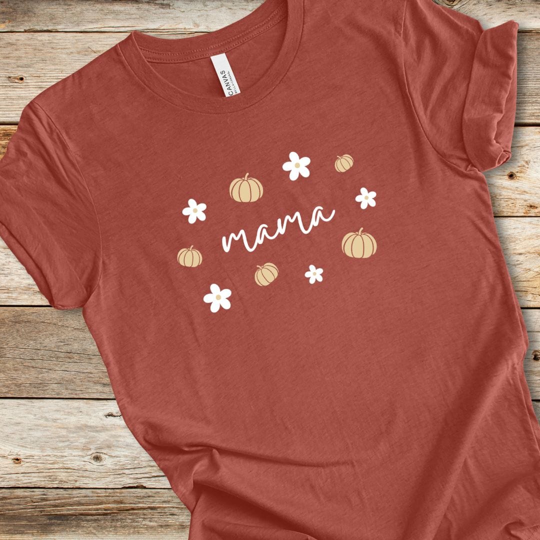 Pumpkin Daisy Mama Tee