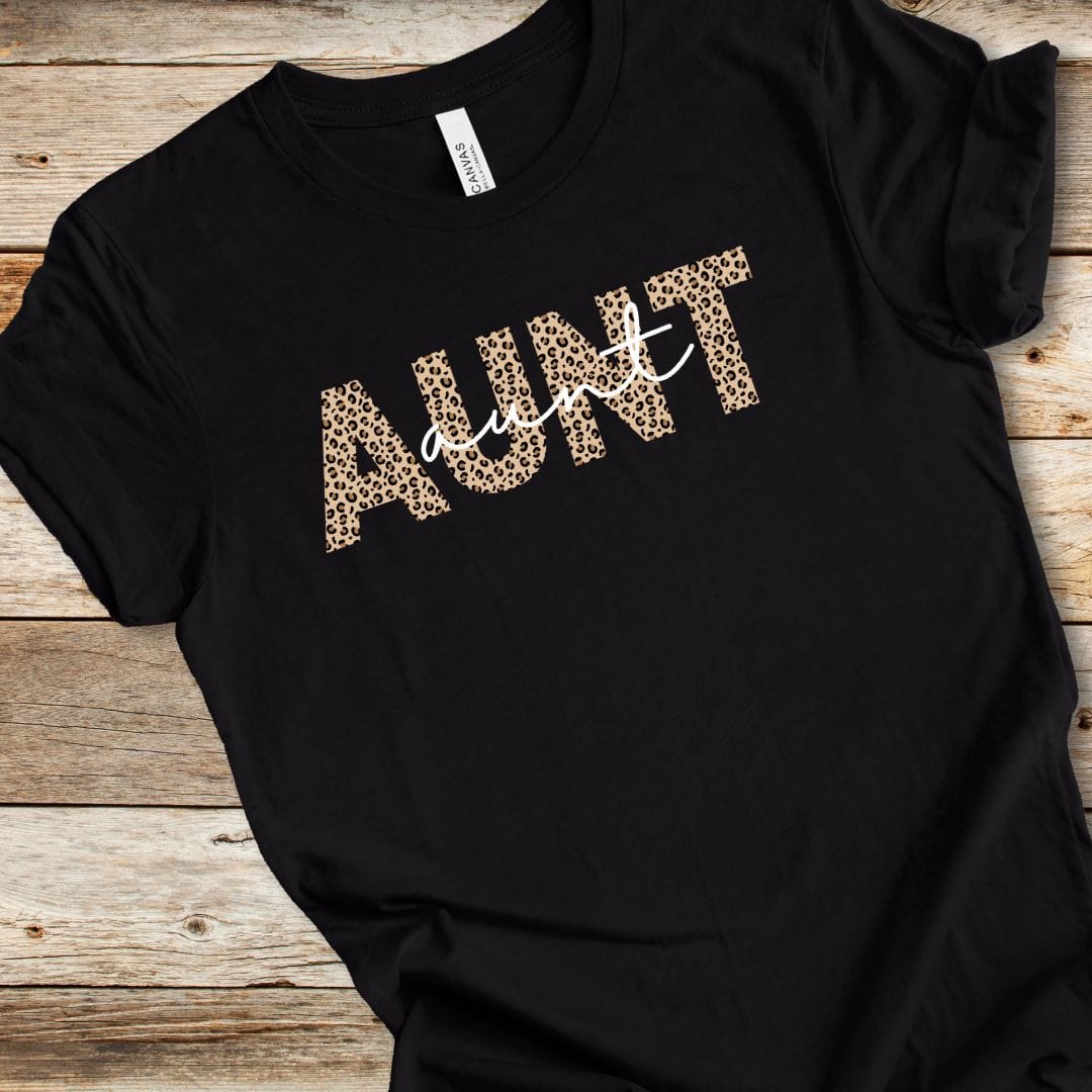 Leopard Print Aunt Tee