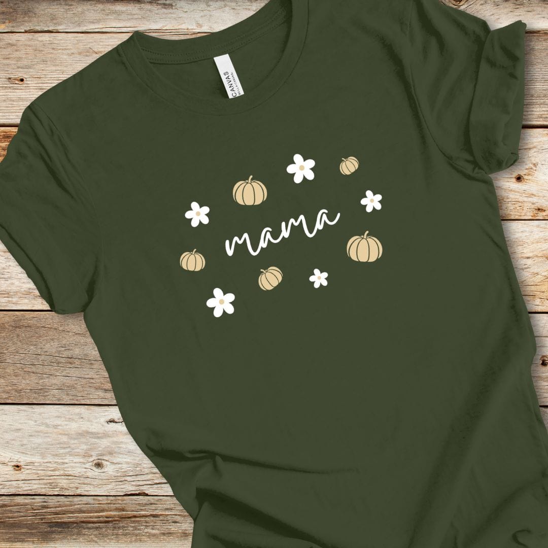 Pumpkin Daisy Mama Tee