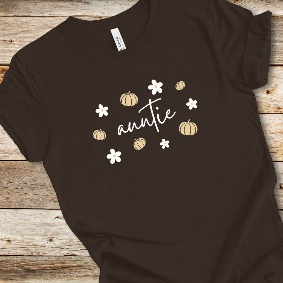 Pumpkin Daisy Auntie Tee