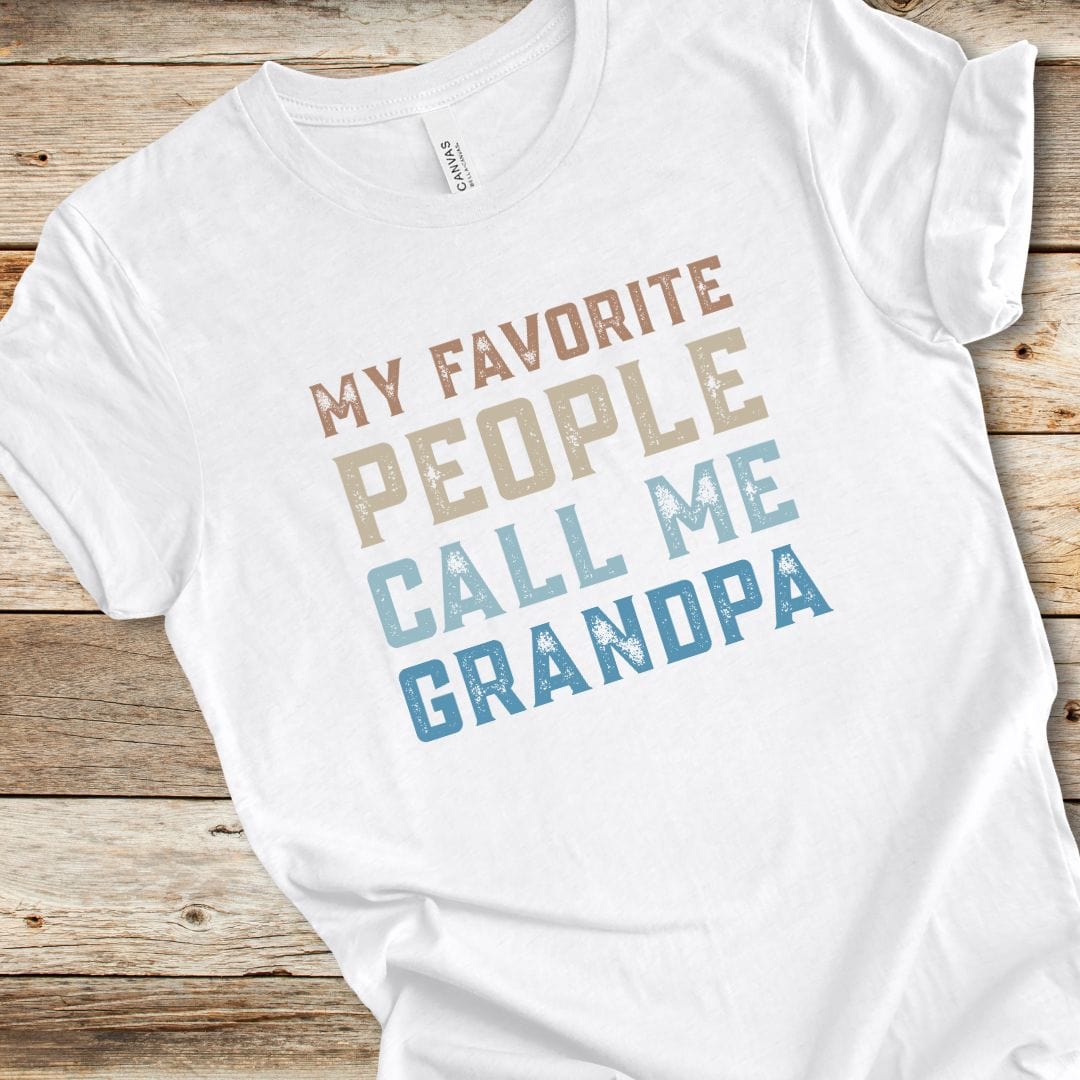 Favorite People Call Me Grandpa Tee