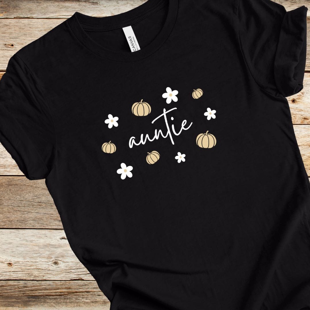 Pumpkin Daisy Auntie Tee