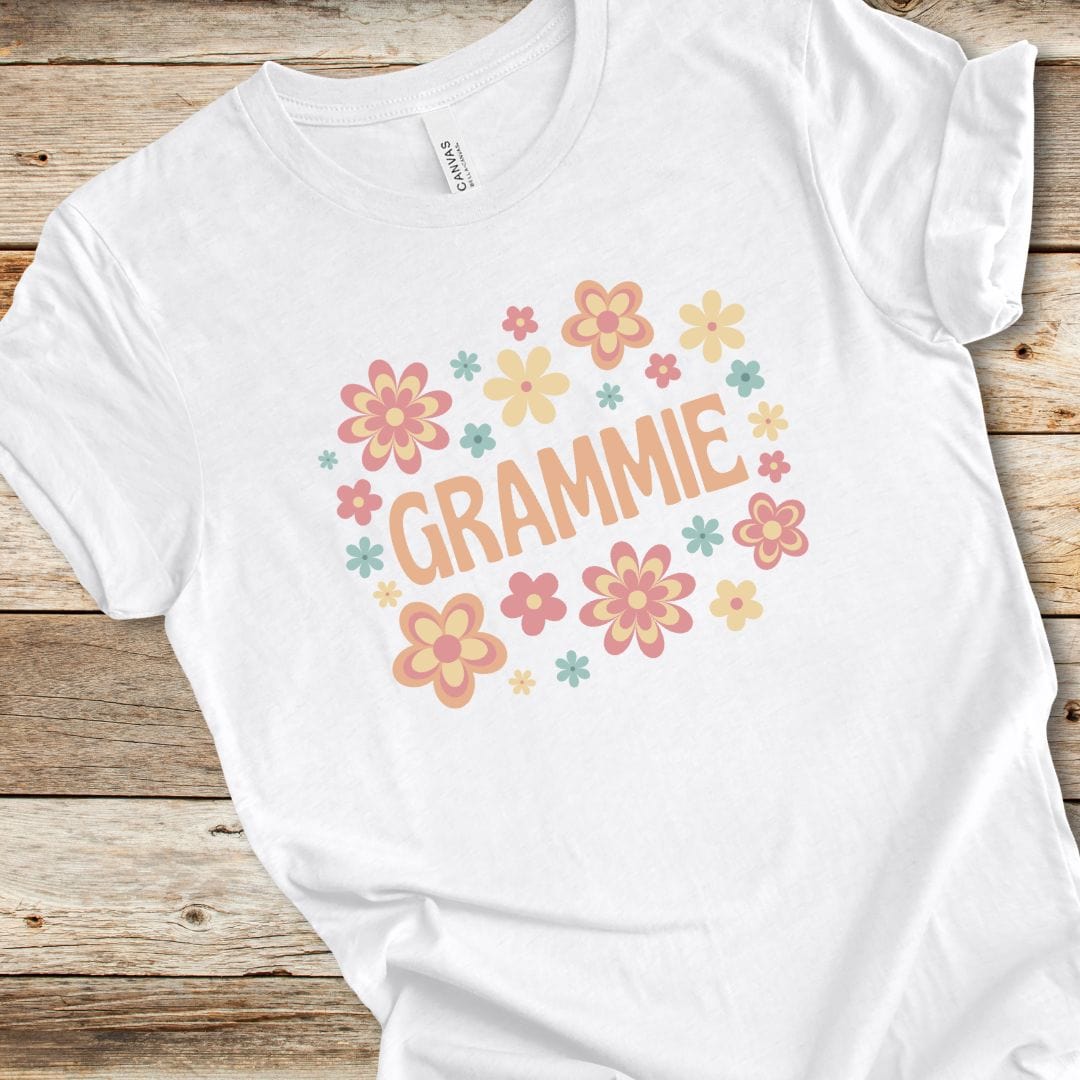 Retro Floral Grammie Tee