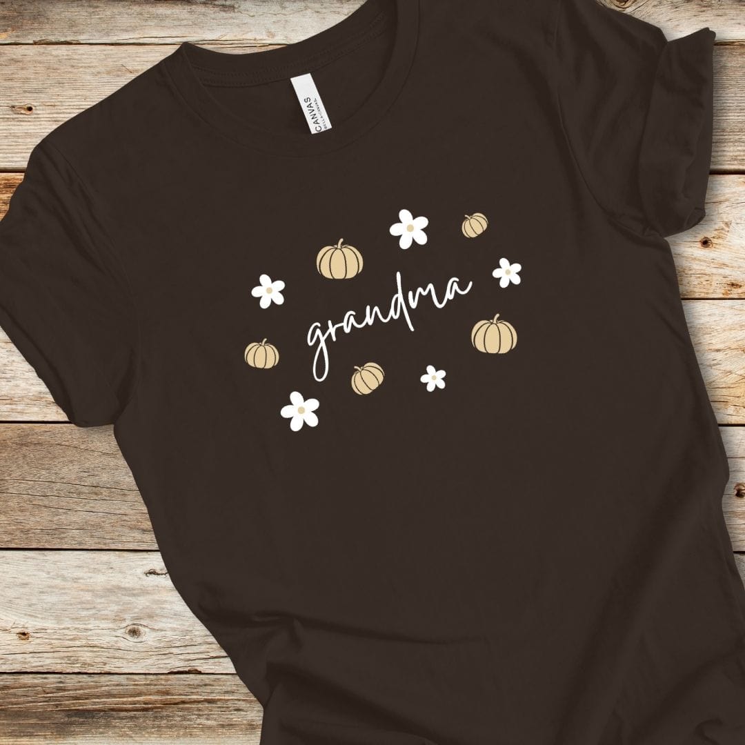 Pumpkin Daisy Grandma Tee