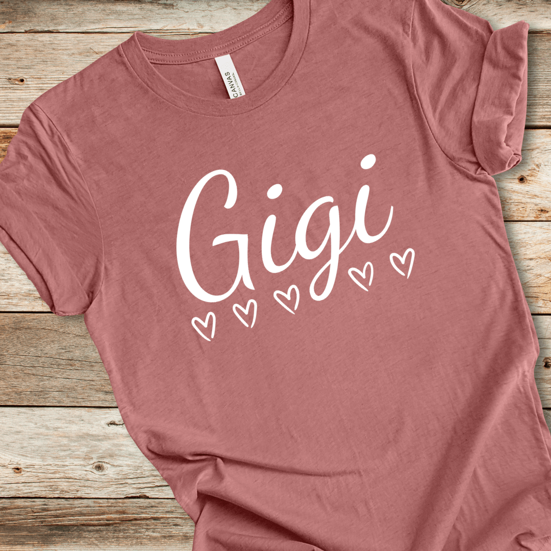 Gigi With Hearts Tee