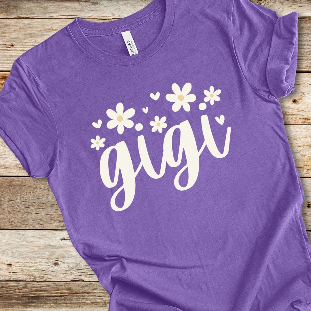 Floral Gigi With Hearts Tee