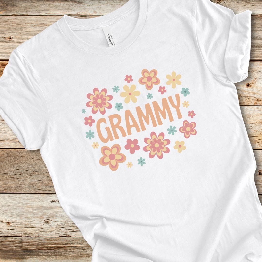 Retro Floral Grammy Tee