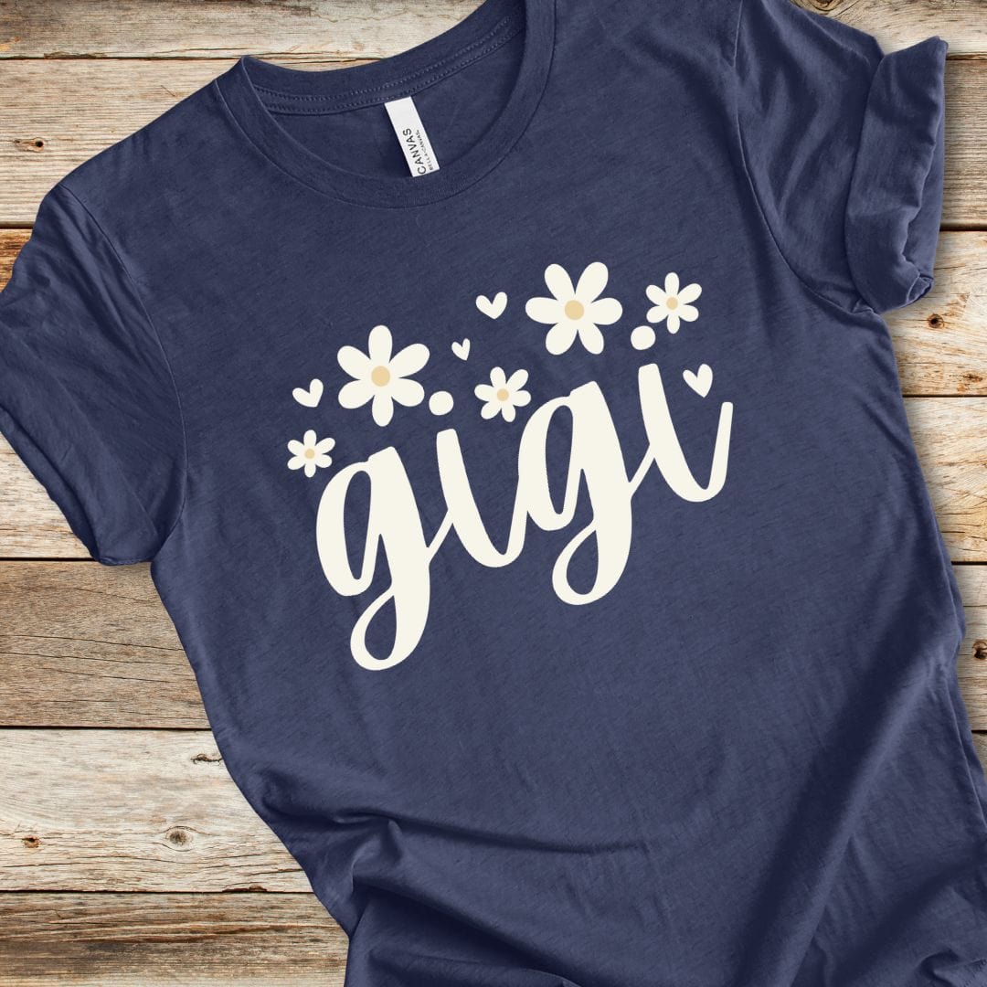 Floral Gigi With Hearts Tee