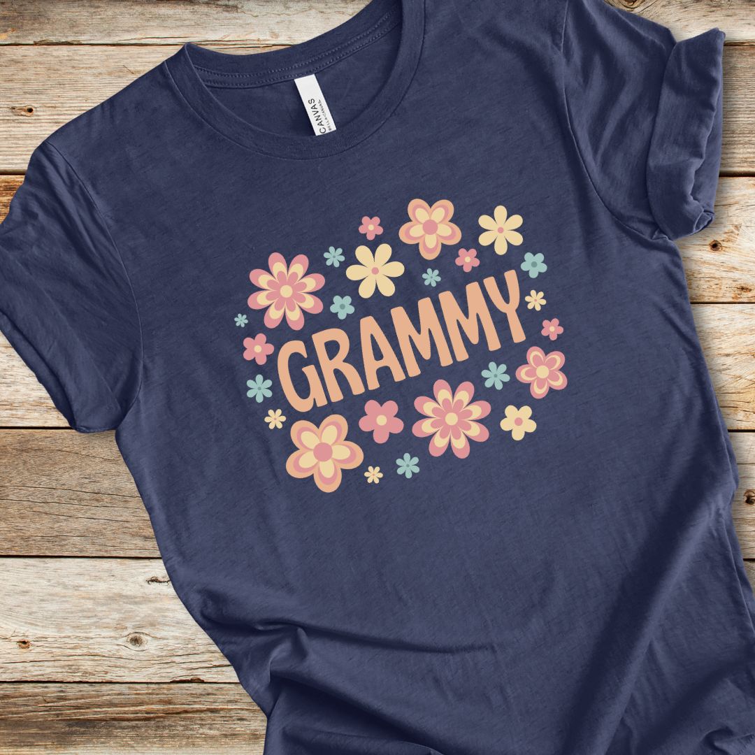 Retro Floral Grammy Tee