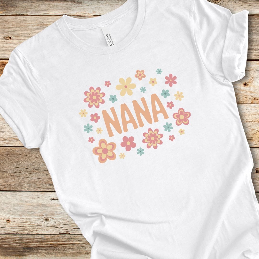 Retro Floral Nana Tee