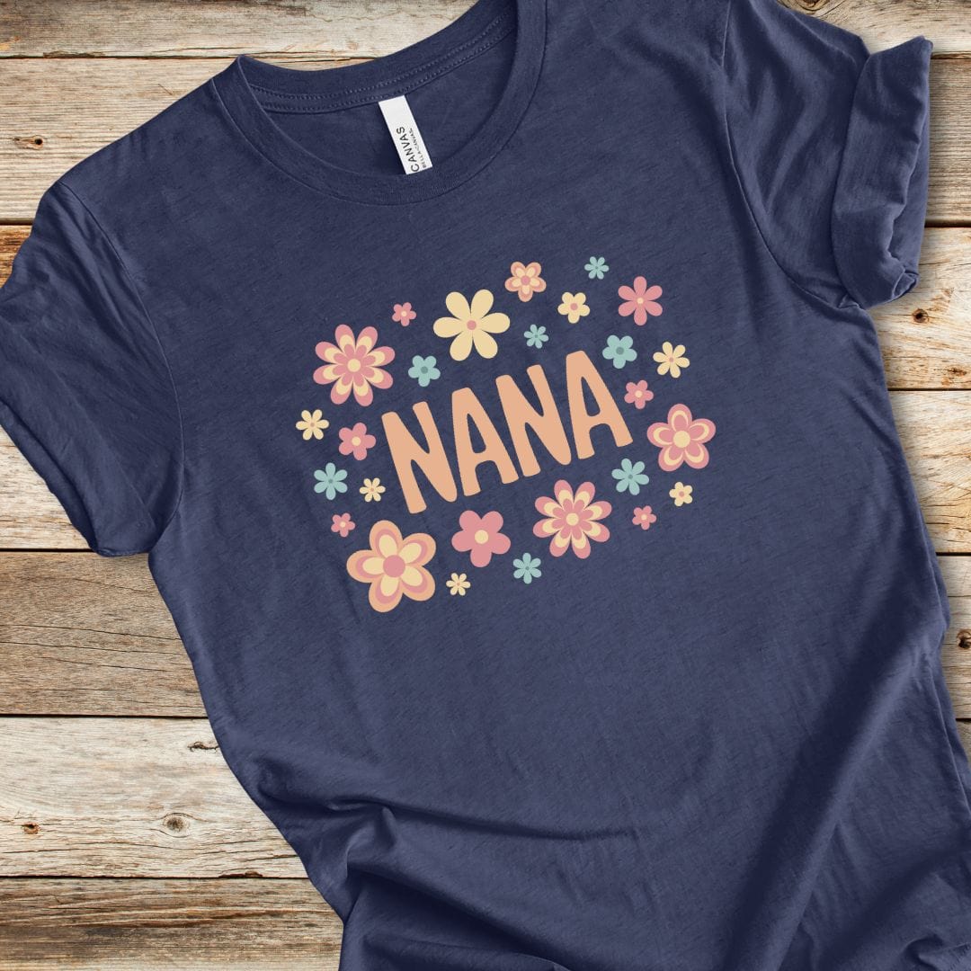 Retro Floral Nana Tee