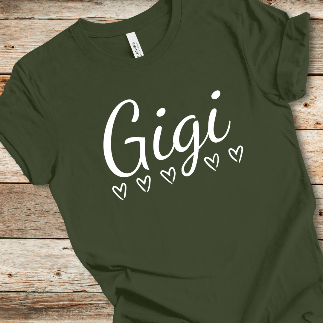 Gigi With Hearts Tee