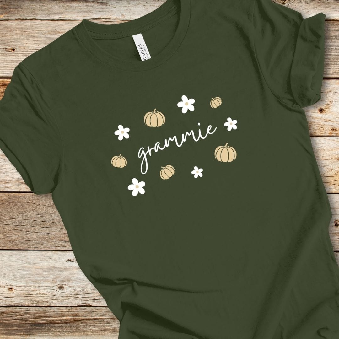 Pumpkin Daisy Grammie Tee