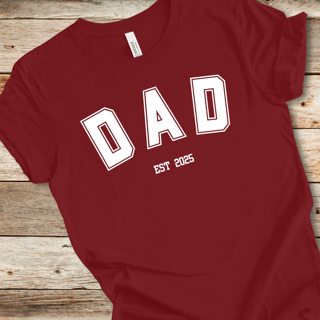 Dad Est 2025 Tee