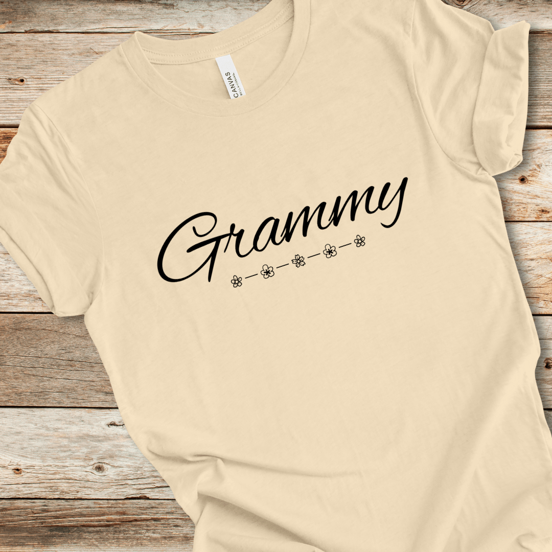 Grammy Flower Tee