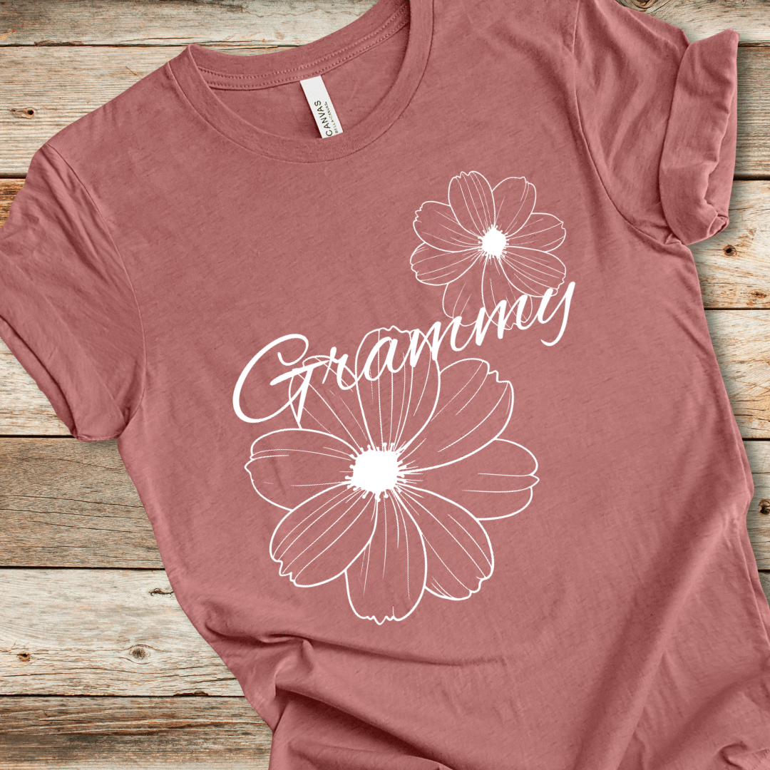 Floral 'Grammy' Tee