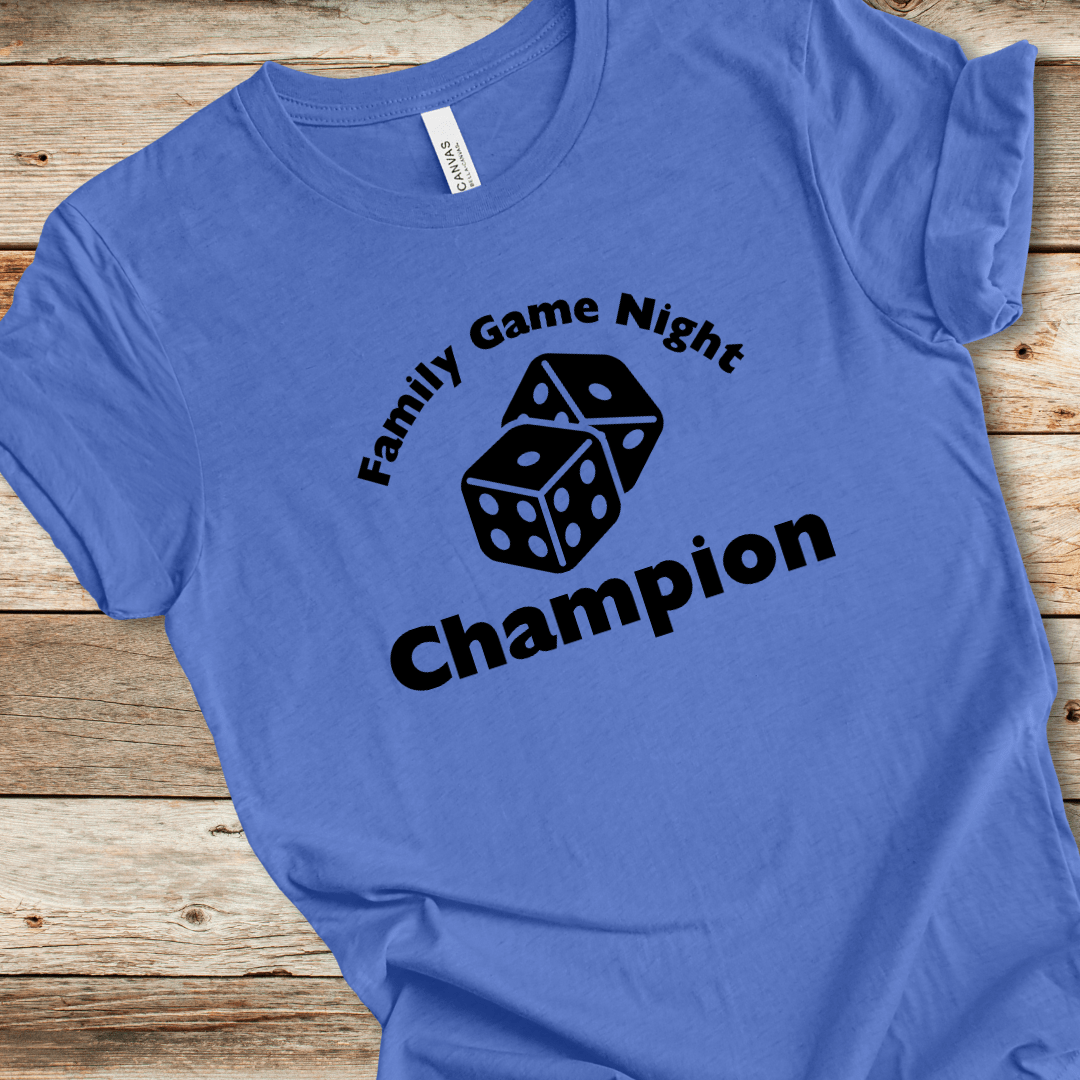 Family Game Night Champion Tee