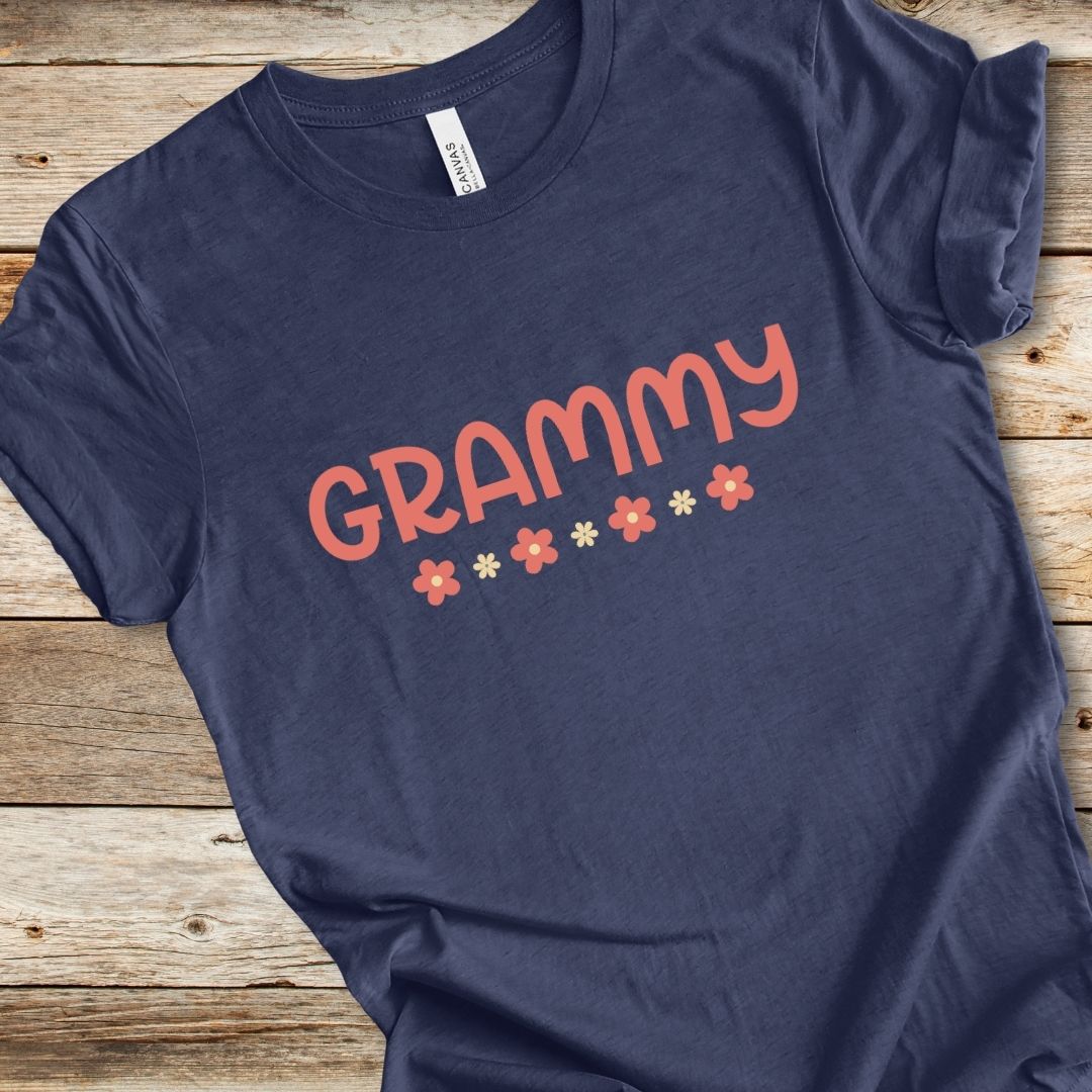 Pink Floral Grammy Tee