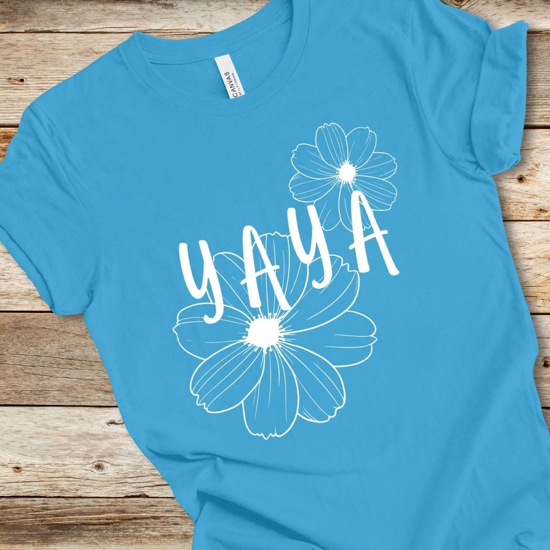 Floral 'Yaya' Tee