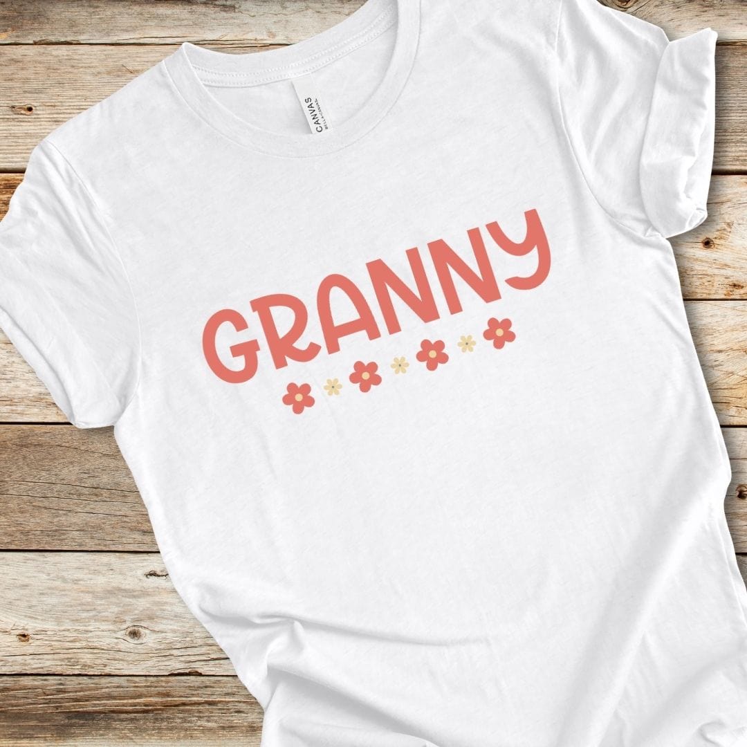 Pink Floral Granny Tee