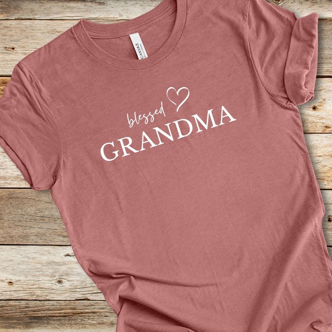 Blessed Grandma Heart Tee