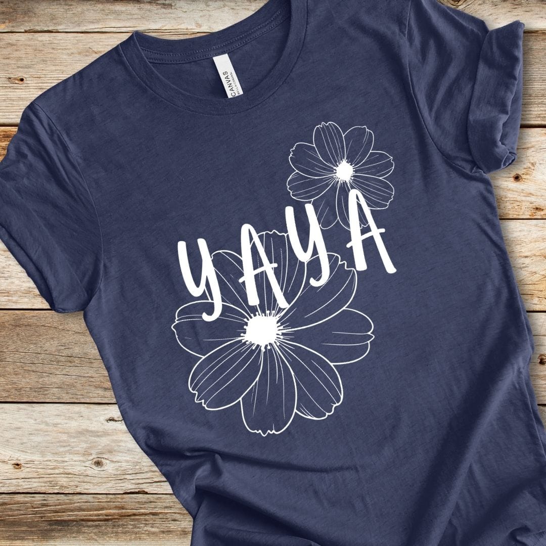 Floral 'Yaya' Tee