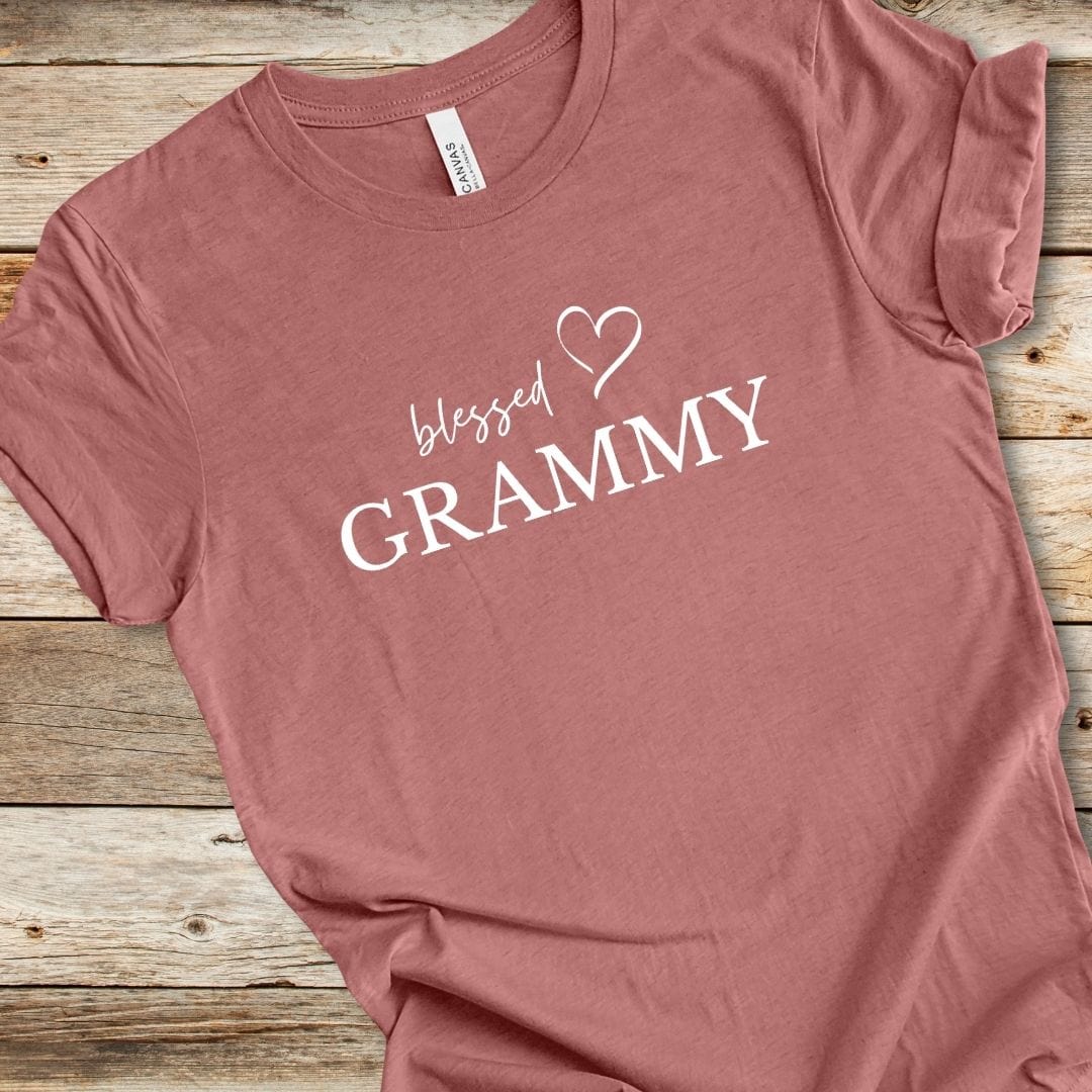 Blessed Grammy Heart Tee