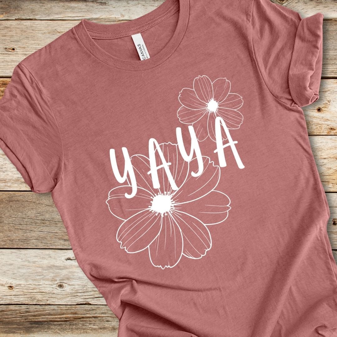 Floral 'Yaya' Tee