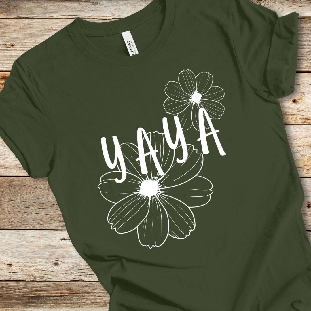 Floral 'Yaya' Tee