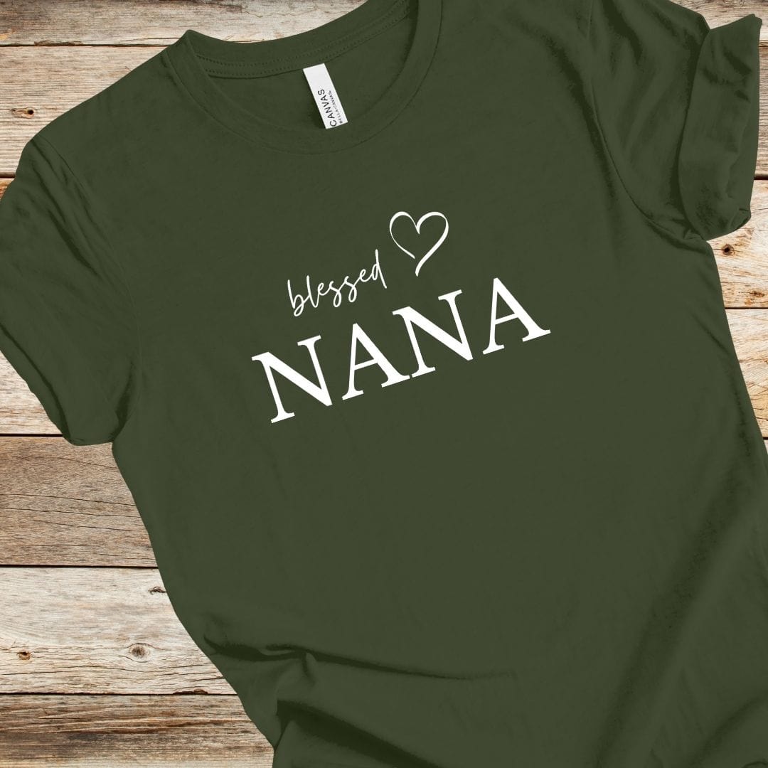 Blessed Nana Heart Tee