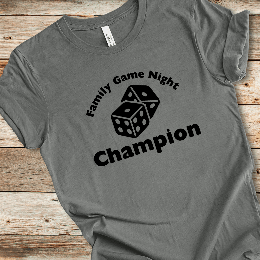 Family Game Night Champion Tee