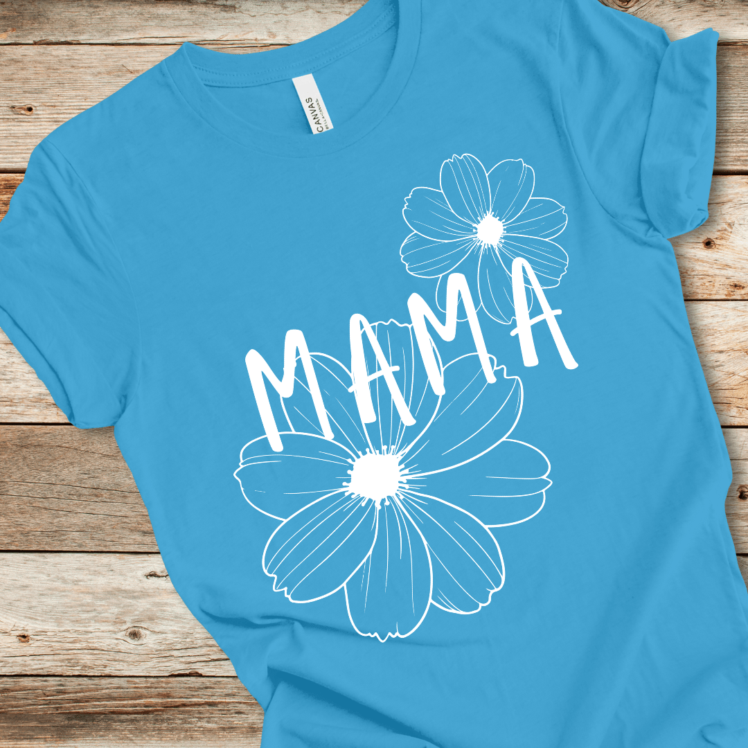 Floral 'Mama' Tee