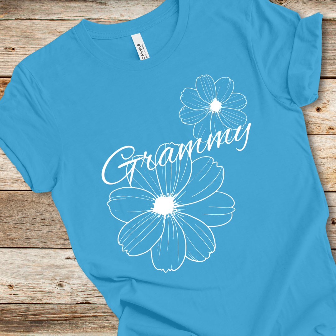 Floral 'Grammy' Tee