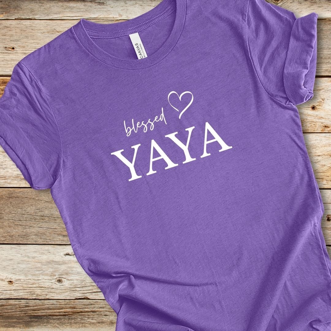 Blessed Yaya Heart Tee