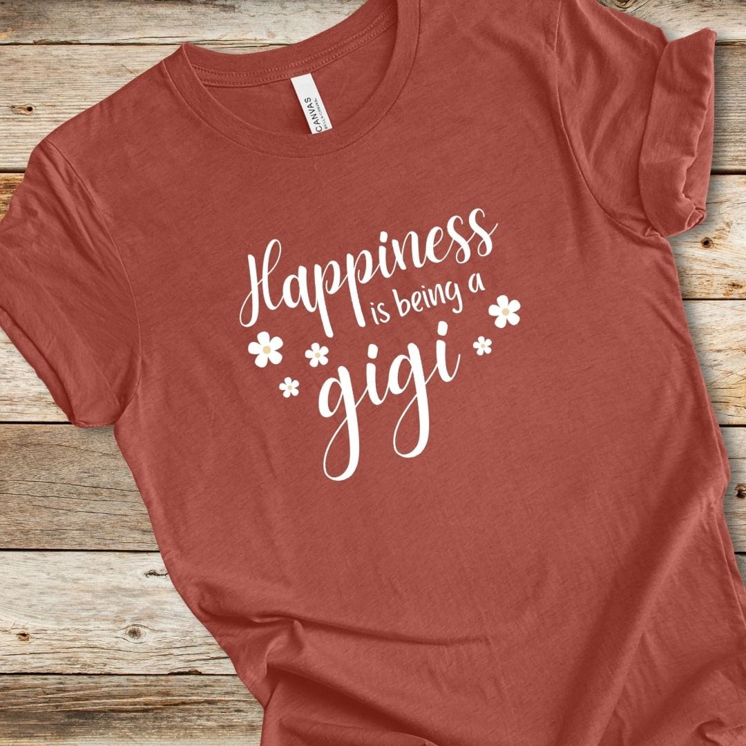 Floral Happiness Is Being A Gigi Tee