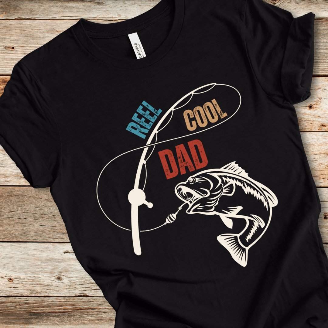 Black Reel Cool Dad Tee