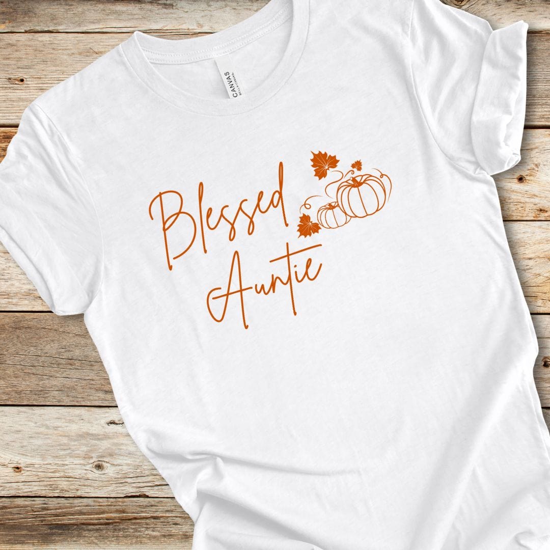 Fall Blessed Auntie Tee