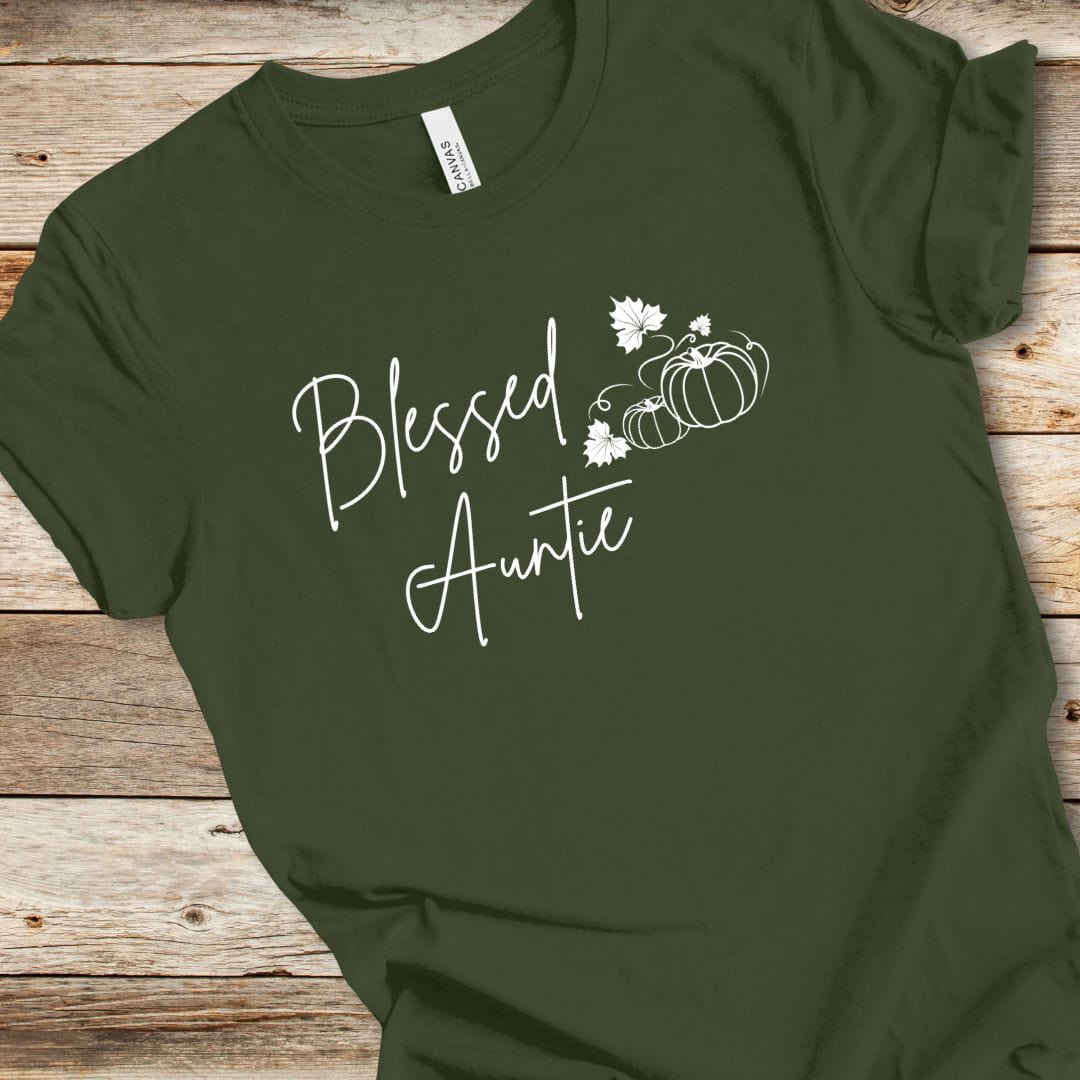 Fall Blessed Auntie Tee