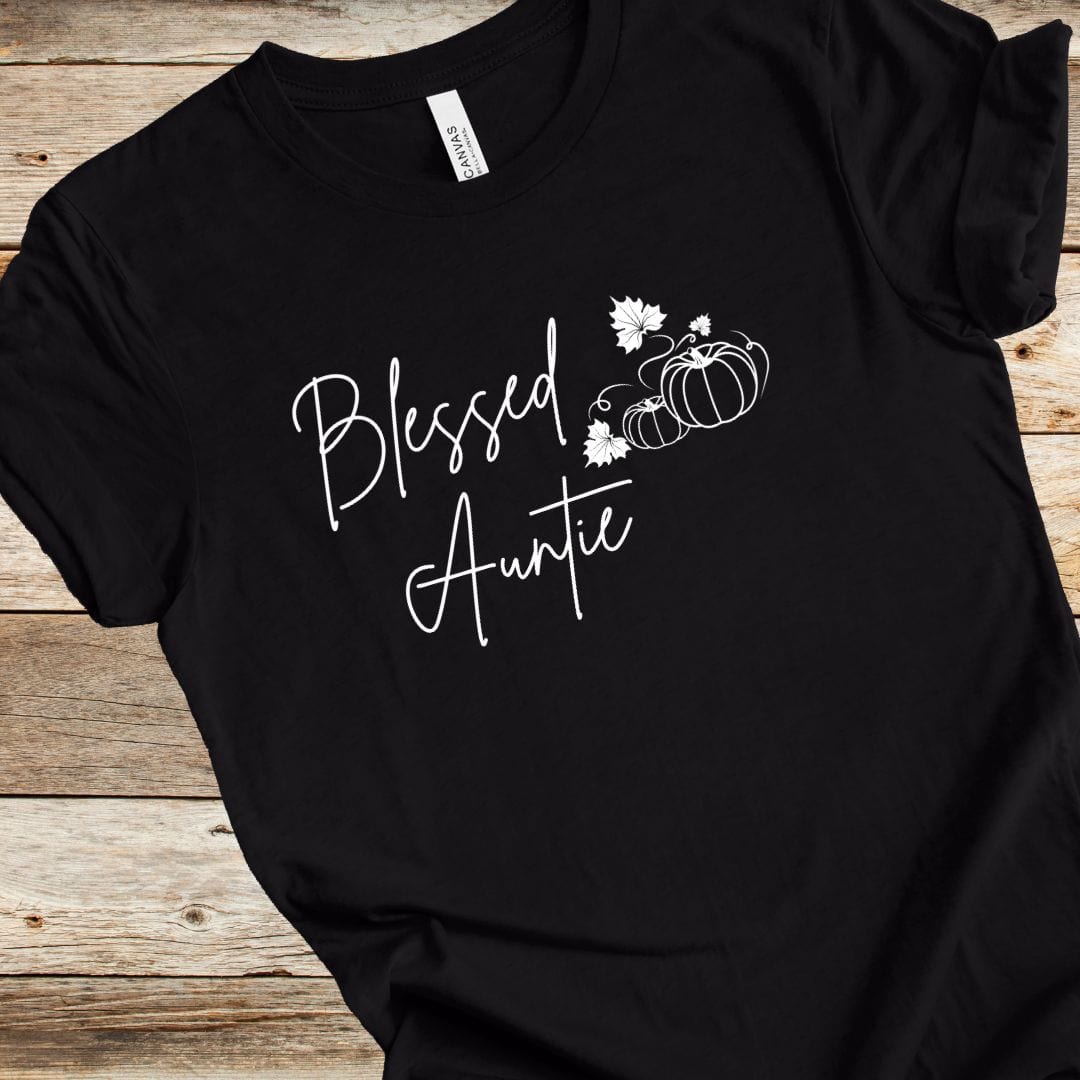 Fall Blessed Auntie Tee