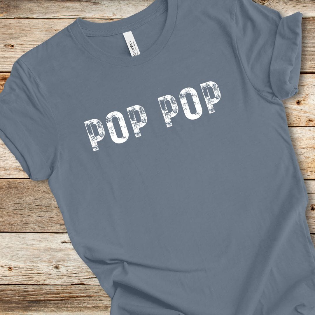 Distressed Pop Pop Tee